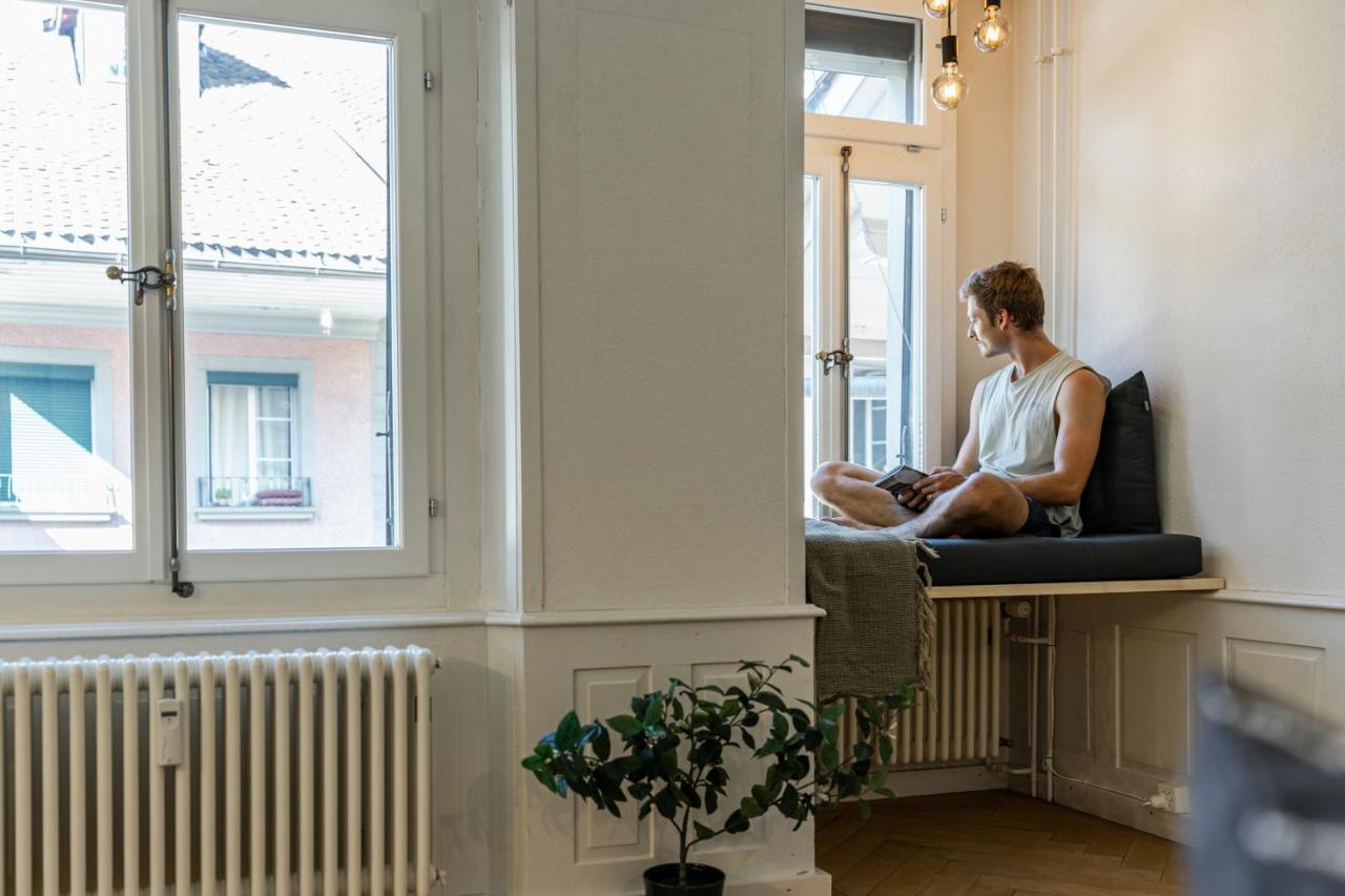 Historische Wohnung Im Herzen Der Thuner Altstadt 外观 照片