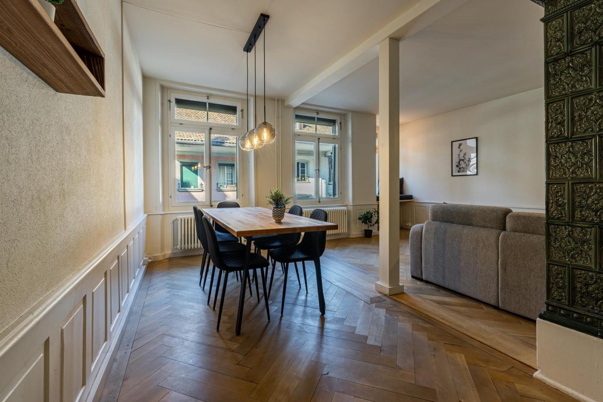Historische Wohnung Im Herzen Der Thuner Altstadt 外观 照片
